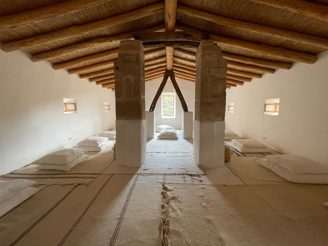 A yoga retreat room in Spain